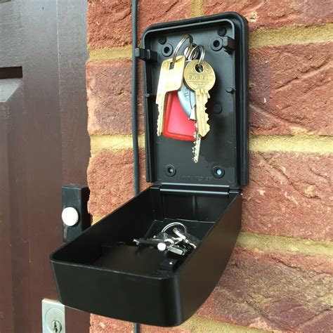 outdoor metal box to secure water key|waterproof wall mounted key box.